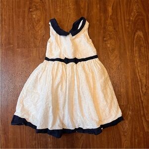 Janie and Jack white eyelet dress size 4